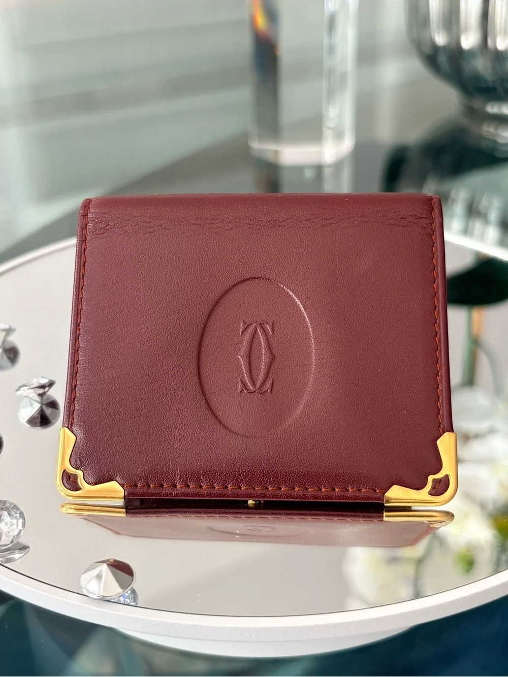 Vintage Cartier Square Coin Wallet
